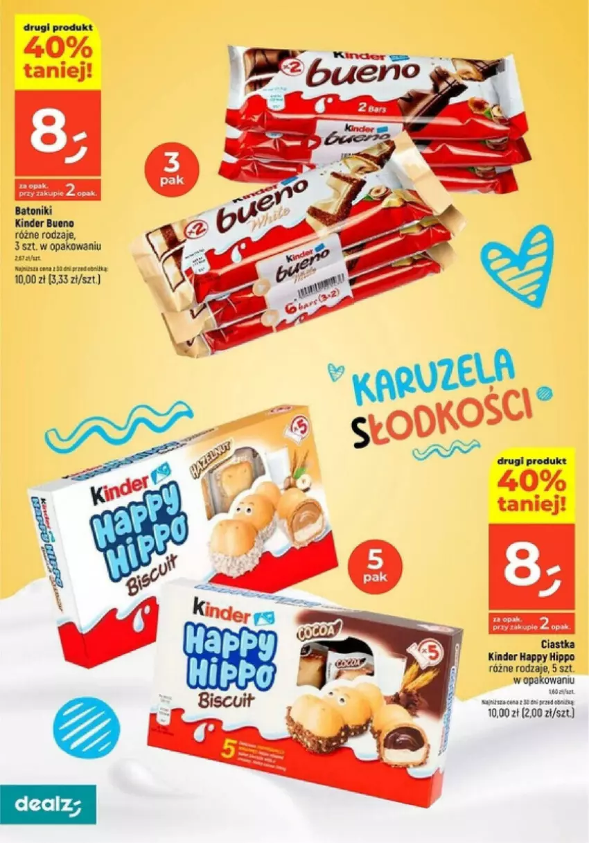 Gazetka promocyjna Dealz - ważna 08.08 do 13.08.2024 - strona 20 - produkty: Ciastka, HiPP, Kinder