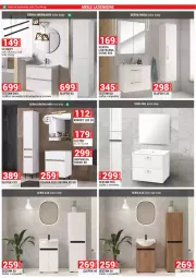 Gazetka promocyjna Merkury Market - Gazetka - ważna od 31.03 do 31.03.2025 - strona 51 - produkty: Ser, Słupek, Szafka, Umywalka, Lustro