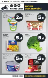 Gazetka promocyjna Netto - Netto Gazetka Food 43/24A - Gazetka - ważna od 26.10 do 26.10.2024 - strona 2 - produkty: Ser topiony, Jogurt naturalny, Top, Sos, Sok, Ser, Gra, Smakowita, Sokołów, Zott, Jogurt, Kawa, Margaryna, Hochland, Tuńczyk
