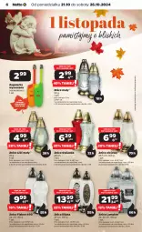 Gazetka promocyjna Netto - Netto Gazetka Food 43/24A - Gazetka - ważna od 26.10 do 26.10.2024 - strona 6 - produkty: Gwiazda, Zapalarka, Lampion, Znicz, Olej, Mięta
