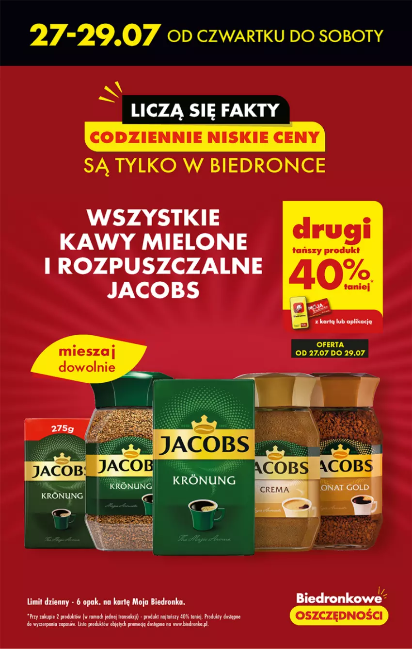 Gazetka promocyjna Biedronka - Od czwartku - ważna 27.07 do 02.08.2023 - strona 11 - produkty: Jacobs, Rama