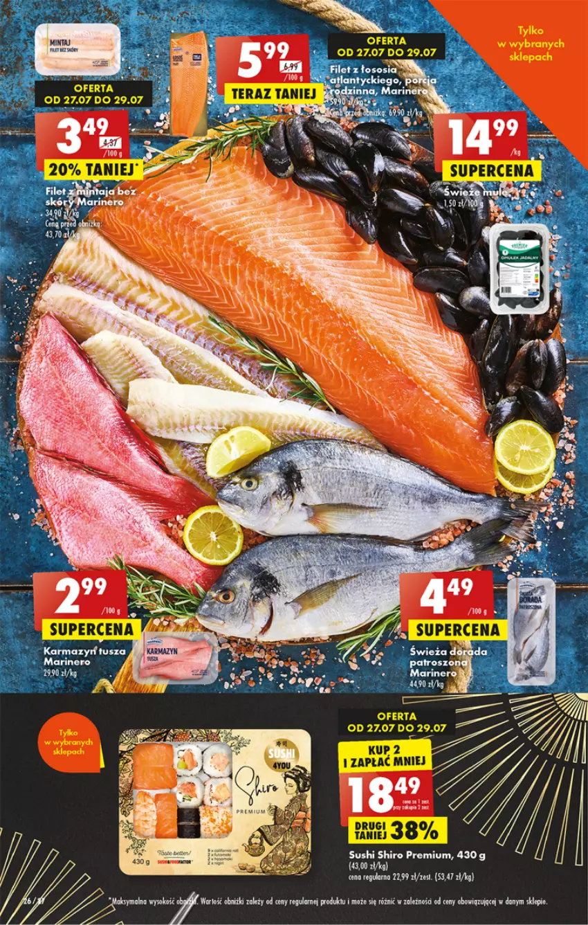 Gazetka promocyjna Biedronka - Od czwartku - ważna 27.07 do 02.08.2023 - strona 26 - produkty: Sushi