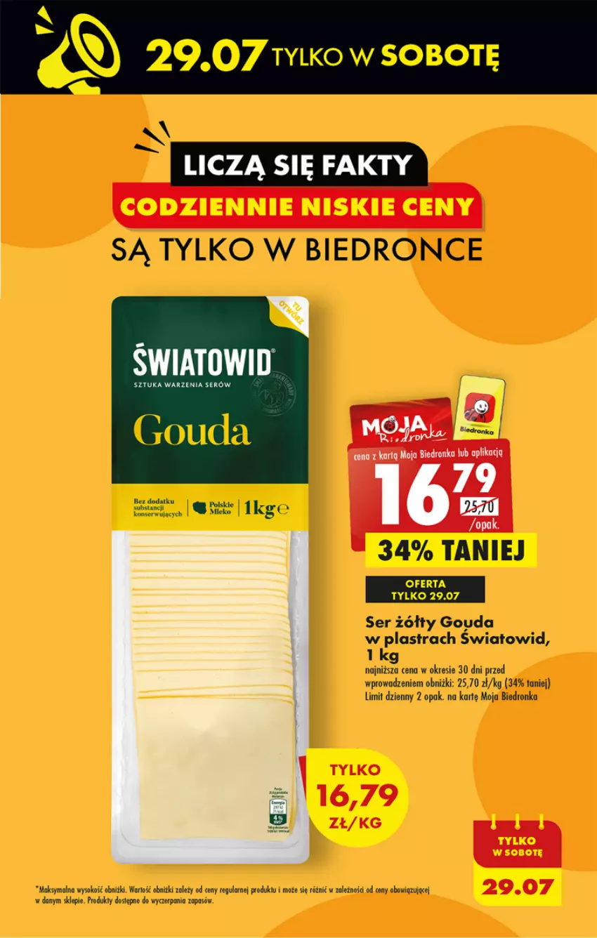 Gazetka promocyjna Biedronka - Od czwartku - ważna 27.07 do 02.08.2023 - strona 5 - produkty: Gouda, Ser, Sok