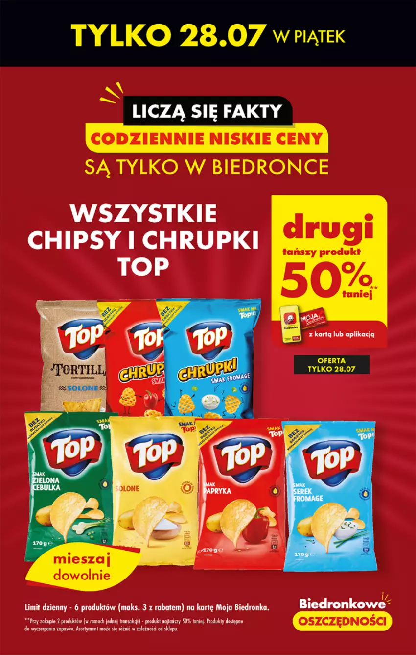 Gazetka promocyjna Biedronka - Od czwartku - ważna 27.07 do 02.08.2023 - strona 9 - produkty: Chipsy, Chrupki, Rama