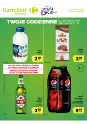 Gazetka promocyjna Carrefour - Gazetka Express - Gazetka - ważna od 04.07 do 04.07.2022 - strona 2 - produkty: Piwa, Piwo, Por, Gra, 7up, Mirinda, Wafle, Perła, Pepsi, Sonko, Napój gazowany, Napój, Kefir