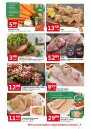 Gazetka promocyjna Auchan - przeNISKIE CENY Jedz zdrowo i czuj się pięknie Supermarkety - Gazetka - ważna od 16.03 do 16.03.2022 - strona 7 - produkty: Kurczak, Sok, Ser, Stek wołowy, Carpaccio, Stek, Rostbef, Jarmuż, Szpinak, Imbir, Fa