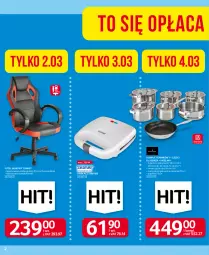 Gazetka promocyjna Selgros - Oferta przemysłowa - Gazetka - ważna od 15.03 do 15.03.2023 - strona 2 - produkty: Biuro, Fotel, Patelnia, Pokrywa, Rondel