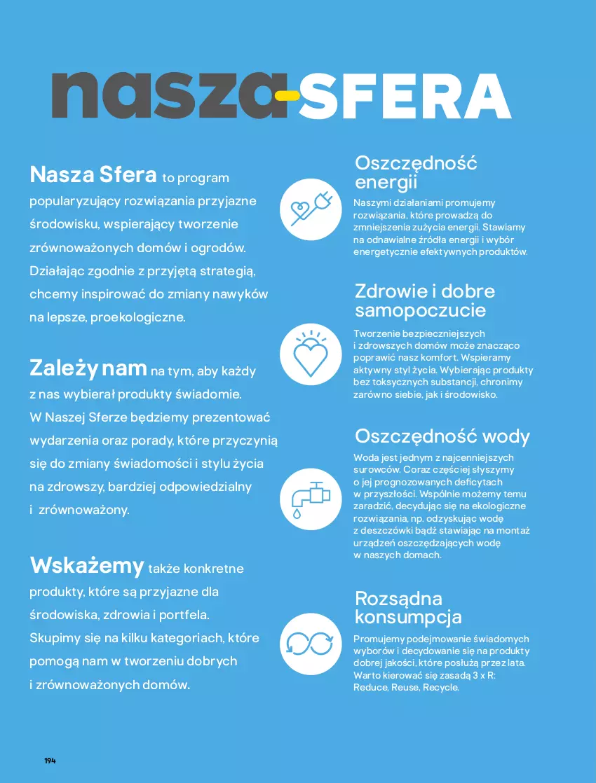 Gazetka promocyjna Castorama - Katalog Łazienki 2022 - ważna 01.06 do 31.12.2022 - strona 194 - produkty: Astor, Gra, Kosz, Kret, Mop, Olej, Papier, Piec, Por, Top, Woda, Zdrowie