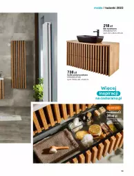 Gazetka promocyjna Castorama - Katalog Łazienki 2022 - Gazetka - ważna od 31.12 do 31.12.2022 - strona 45 - produkty: Bateria umywalkowa, Pur, Rama, Słupek, Organizer, Deska wolnoopadająca, Szafka, Syfon, Bateria, Umywalka, Astor, Lustro, Meble, Miska, Fa