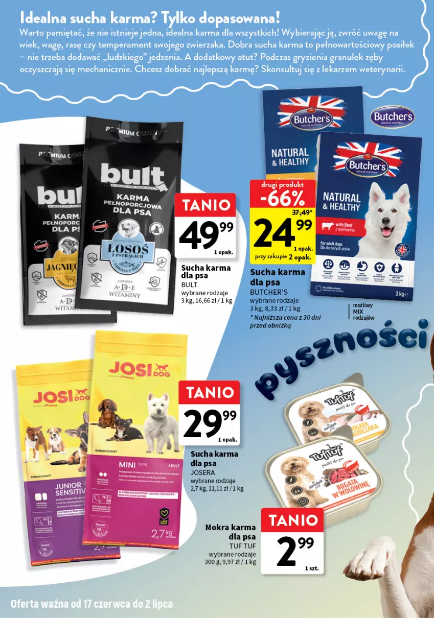 Gazetka promocyjna Intermarche - Z miłości do pupila - ważna 17.06 do 02.07.2025 - strona 2 - produkty: Butcher's, Josera, Mokra karma, Por, Ser, Sucha karma
