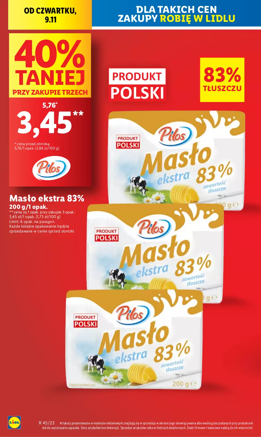 Gazetka promocyjna Lidl - GAZETKA - ważna 09.11 do 10.11.2023 - strona 10 - produkty: Masło, Olej