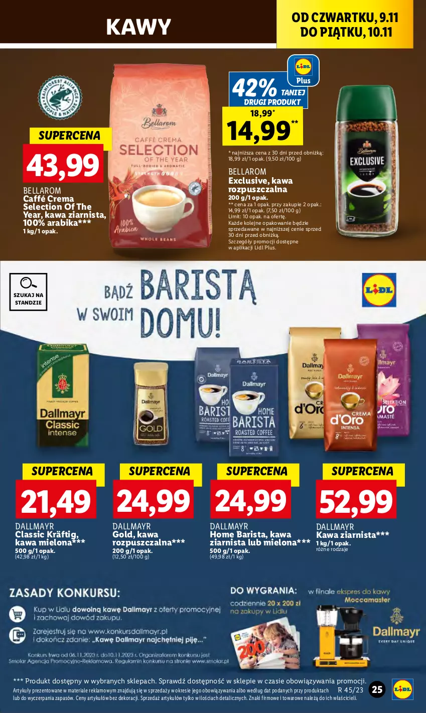 Gazetka promocyjna Lidl - GAZETKA - ważna 09.11 do 10.11.2023 - strona 41 - produkty: Bell, Bella, Dallmayr, Kawa, Kawa mielona, Kawa rozpuszczalna, Kawa ziarnista, Olej