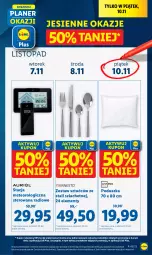 Gazetka promocyjna Lidl - GAZETKA - Gazetka - ważna od 10.11 do 10.11.2023 - strona 19 - produkty: Top, Zestaw sztućców, Poduszka