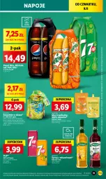 Gazetka promocyjna Lidl - GAZETKA - Gazetka - ważna od 10.11 do 10.11.2023 - strona 47 - produkty: Mus, 7up, Pepsi max, Ananas, Mirinda, Napoje, Pepsi, Smoothie, Syrop, Wino, Mango, Herbapol, Szpinak