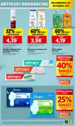 Gazetka promocyjna Lidl - GAZETKA - Gazetka - ważna od 10.11 do 10.11.2023 - strona 53 - produkty: Sól, Podpaski, Lakier do włosów, Sól do kąpieli, Elmex, Lakier