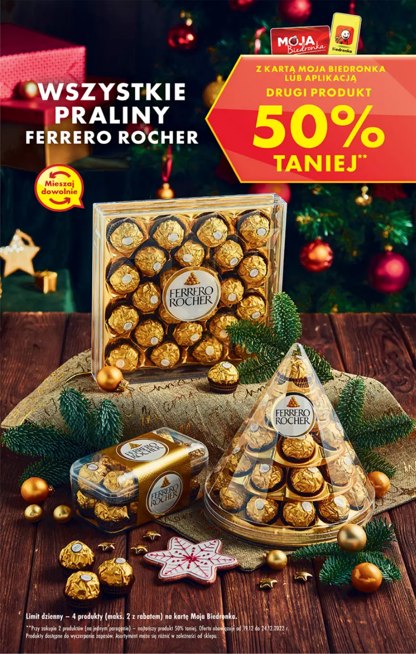 Gazetka promocyjna Biedronka - Gazetka - Biedronka.pl - ważna 19.12 do 24.12.2022 - strona 9 - produkty: Ferrero, Ferrero Rocher