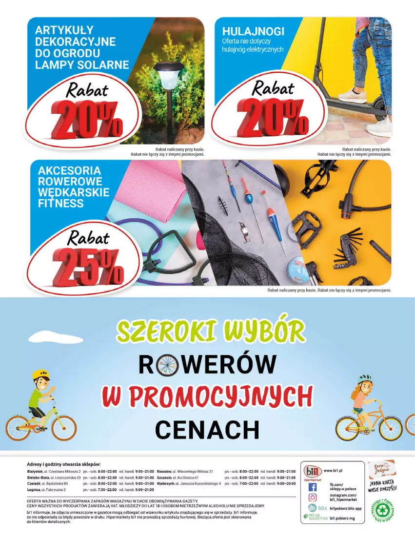 Gazetka promocyjna Bi1 - Wielkanoc pełna smaku - ważna 30.03 do 05.04.2022 - strona 24 - produkty: Dres, Fa, Gra, Rower