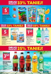 Gazetka promocyjna Dealz - NOWA GAZETKAWielkie Marki Mini Ceny - Gazetka - ważna od 28.06 do 28.06.2022 - strona 3 - produkty: Por, Gin, Gra, Cukier, Chipsy, Kawa, Coca-Cola, Lody, Sport, Napój gazowany, Fanta, Woda mineralna, Cukierki, Amica, Woda, Sprite, Napój, Fa