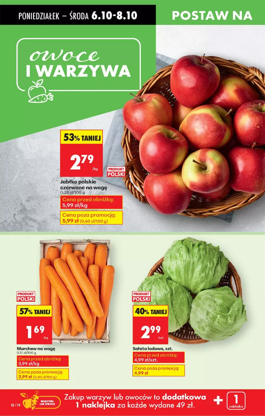 Gazetka promocyjna Biedronka - Od Poniedziałku - ważna 06.10 do 11.10.2025 - strona 20 - produkty: Sałat, Sałata lodowa