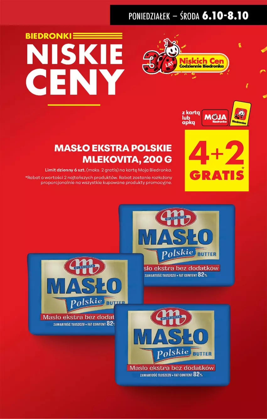 Gazetka promocyjna Biedronka - Od Poniedziałku - ważna 06.10 do 11.10.2025 - strona 3 - produkty: Gra, Masło, Mleko, Mlekovita, Por
