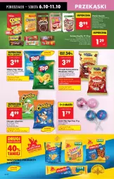 Gazetka promocyjna Biedronka - Od Poniedziałku - Gazetka - ważna od 11.10 do 11.10.2025 - strona 58 - produkty: Cheetos, Corn flakes, Top, Ser, Gra, Nesquik, Papryka, Chipsy, Chrupki, Pizza, Baton, Cini Minis, K2