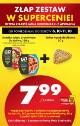 Gazetka promocyjna Biedronka - Od Poniedziałku - Gazetka - ważna od 11.10 do 11.10.2025 - strona 84 - produkty: Sałatka, Sos, Sok, Sałat, Tuńczyk, Bułka