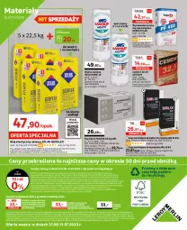 Gazetka promocyjna Leroy Merlin - Gazetka Leroy Merlin - Gazetka - ważna od 11.07 do 11.07.2023 - strona 24 - produkty: Klej elastyczny, Top, Sok, Ser, Gra, Papier, Geoflex, Kosz, Klej, LANA, Wełna, Zaprawa klejowa, Wełna szklana, Sprzedawcy, Cement, Fa