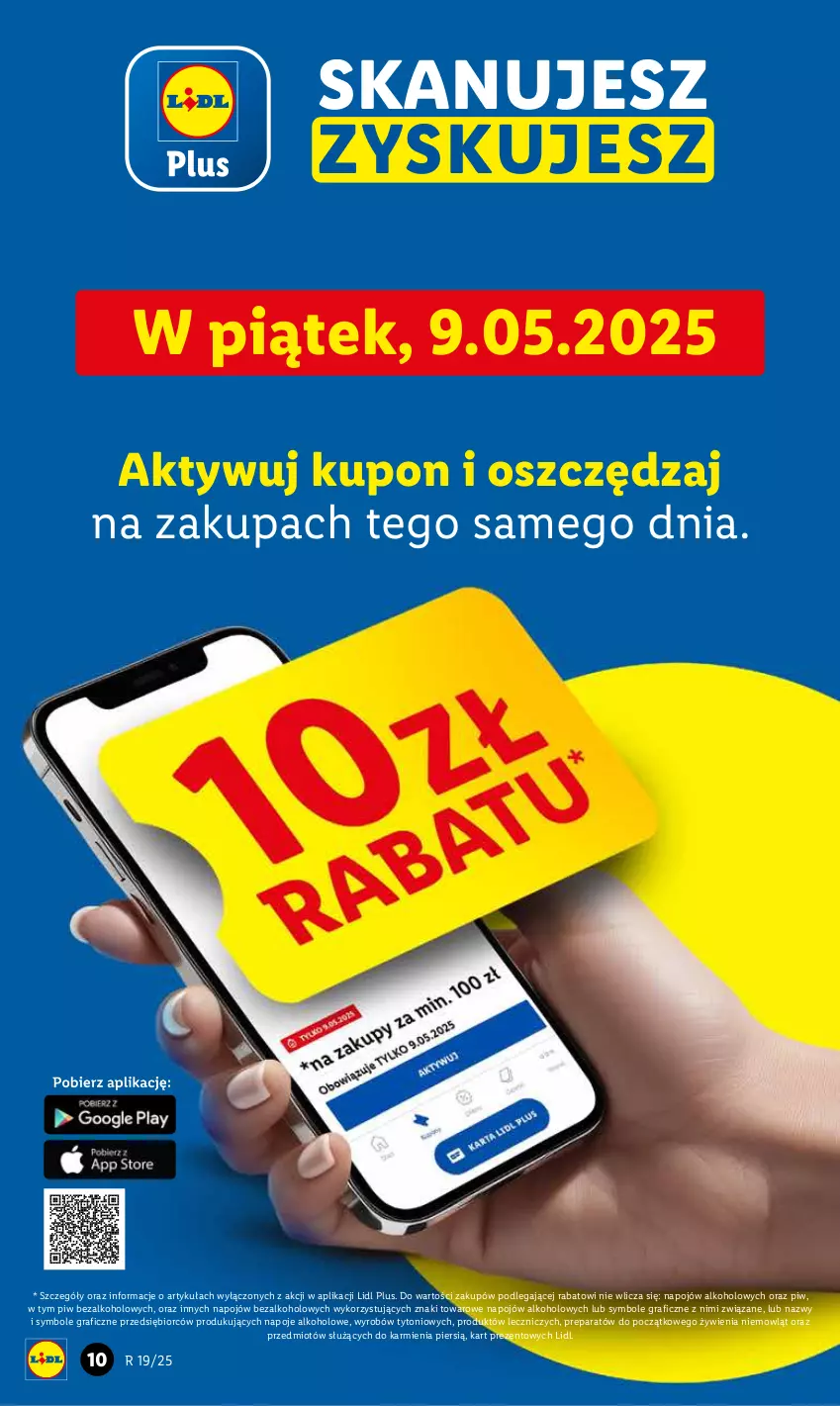 Gazetka promocyjna Lidl - GAZETKA - ważna 08.05 do 10.05.2025 - strona 10 - produkty: Gra, Karmi, Napoje, Znicz