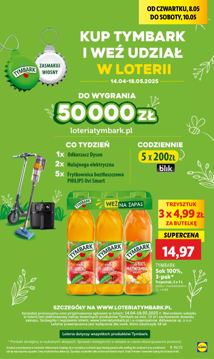 Gazetka promocyjna Lidl - GAZETKA - ważna 08.05 do 10.05.2025 - strona 37 - produkty: Sok, Tymbark