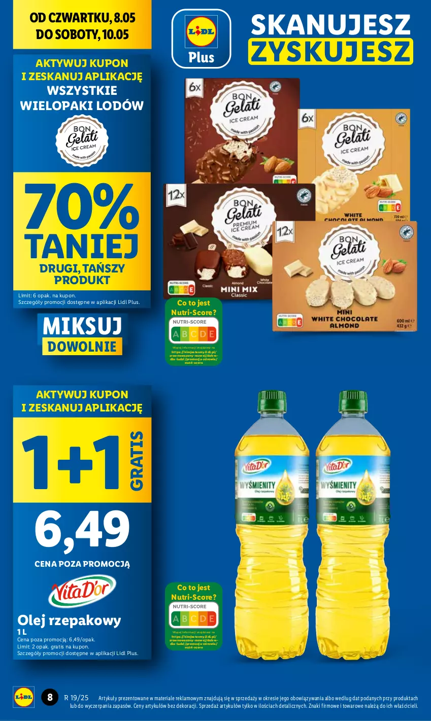 Gazetka promocyjna Lidl - GAZETKA - ważna 08.05 do 10.05.2025 - strona 8 - produkty: Gra, Olej, Olej rzepakowy, Wazon