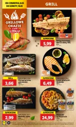 Gazetka promocyjna Lidl - GAZETKA - Gazetka - ważna od 10.05 do 10.05.2025 - strona 28 - produkty: Sos, Pstrąg tęczowy, Tusz, Pstrąg, Krewetki, Grill, Pstrąg łososiowy