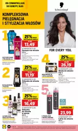 Gazetka promocyjna Lidl - GAZETKA - Gazetka - ważna od 10.05 do 10.05.2025 - strona 52 - produkty: Schwarzkopf, Taft, Maska do włosów, Szampon, Lakier do włosów, Odżywka, Maska, Lakier