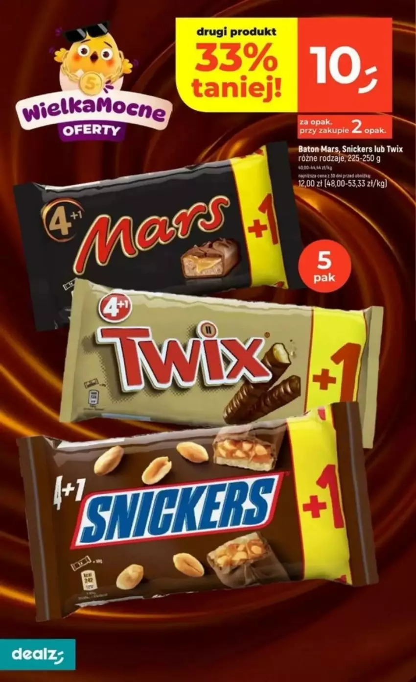 Gazetka promocyjna Dealz - ważna 17.04 do 19.04.2025 - strona 43 - produkty: Baton, Mars, Snickers, Twix