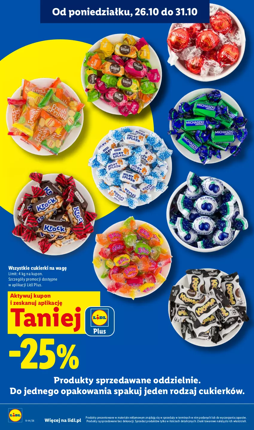 Gazetka promocyjna Lidl - Gazetka - ważna 26.10 do 28.10.2026 - strona 12 - produkty: Cukier, Cukierki