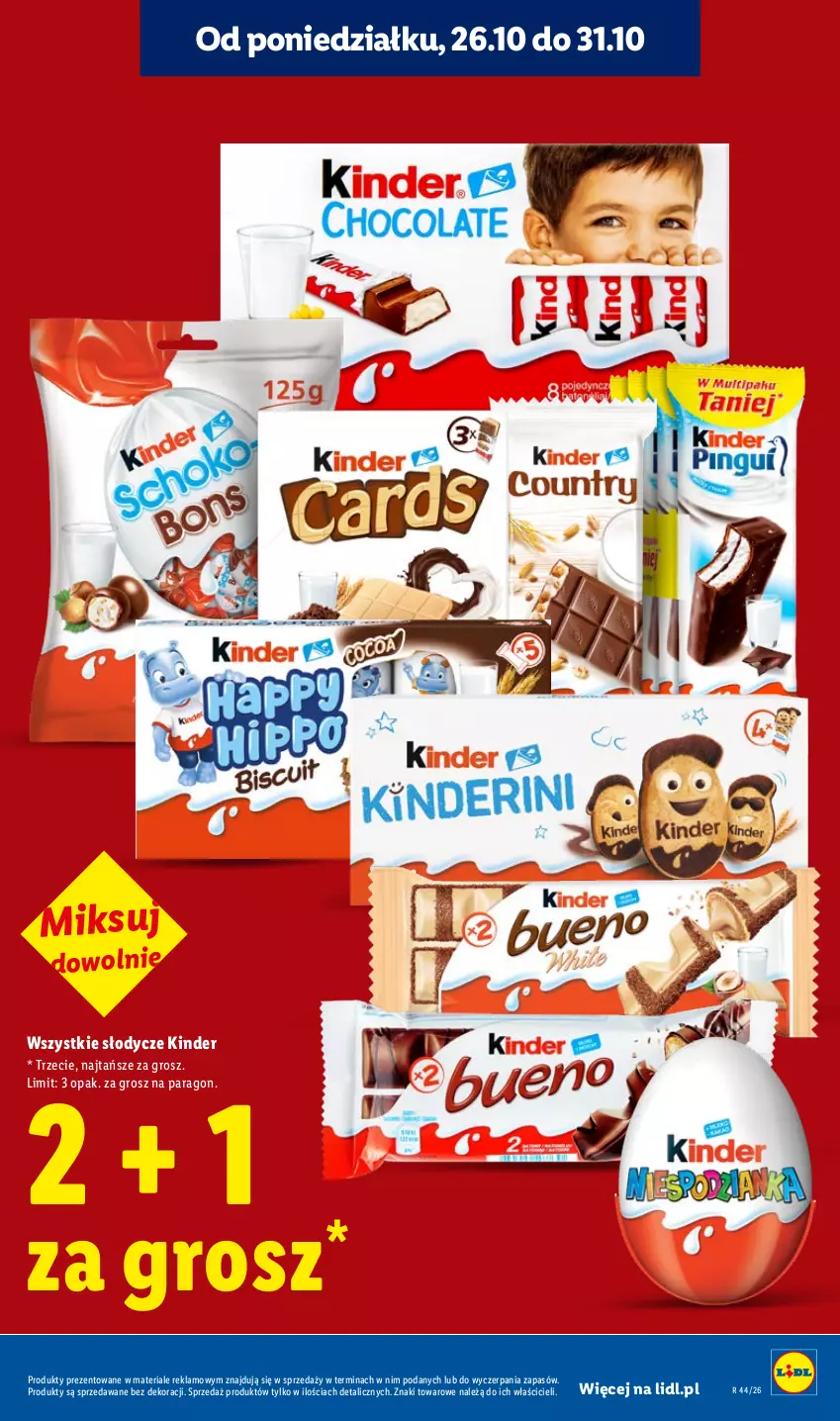 Gazetka promocyjna Lidl - Gazetka - ważna 26.10 do 28.10.2026 - strona 13 - produkty: Kinder