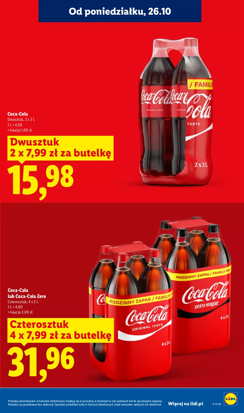 Gazetka promocyjna Lidl - Gazetka - ważna 26.10 do 28.10.2026 - strona 17 - produkty: Coca-Cola