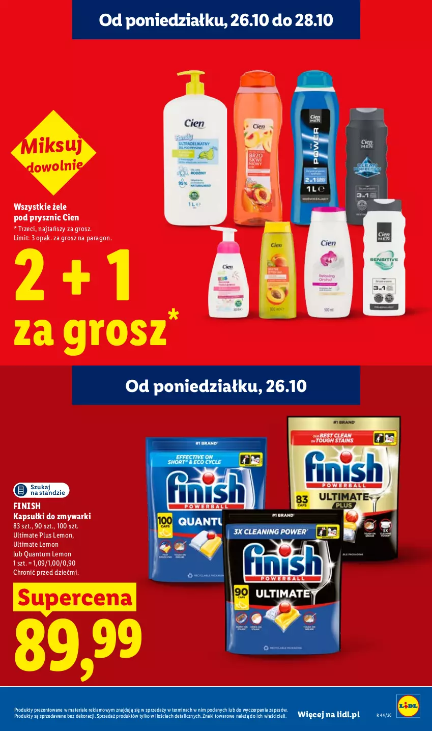Gazetka promocyjna Lidl - Gazetka - ważna 26.10 do 28.10.2026 - strona 19 - produkty: Finish, Zmywarki