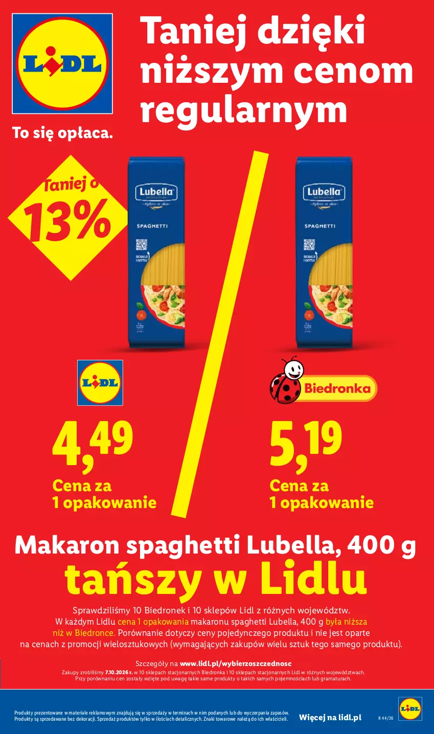 Gazetka promocyjna Lidl - Gazetka - ważna 26.10 do 28.10.2026 - strona 31 - produkty: Bell, Bella, Gra, Lubella, Makaron, Por, Rama, Spaghetti