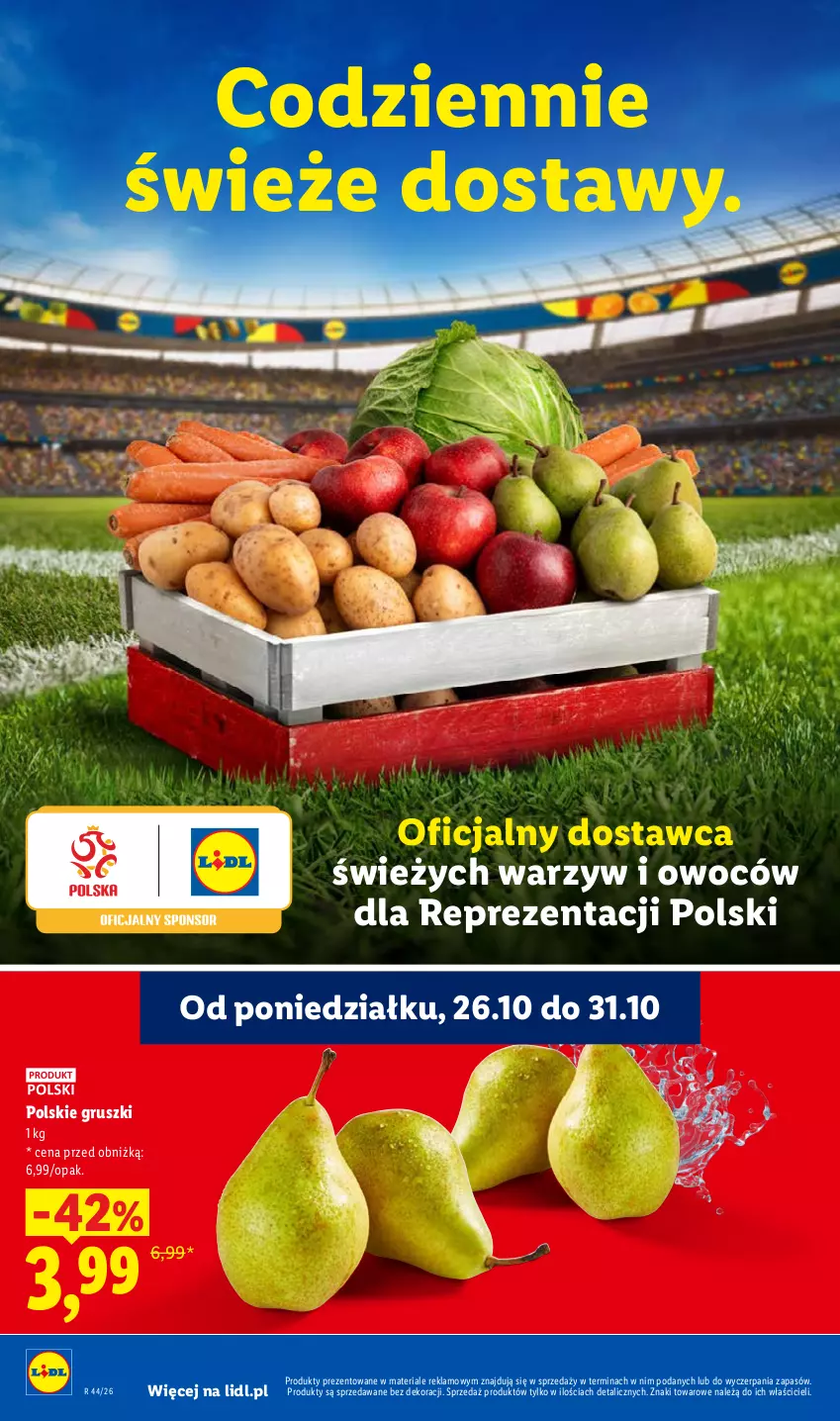 Gazetka promocyjna Lidl - Gazetka - ważna 26.10 do 28.10.2026 - strona 38 - produkty: Gruszki
