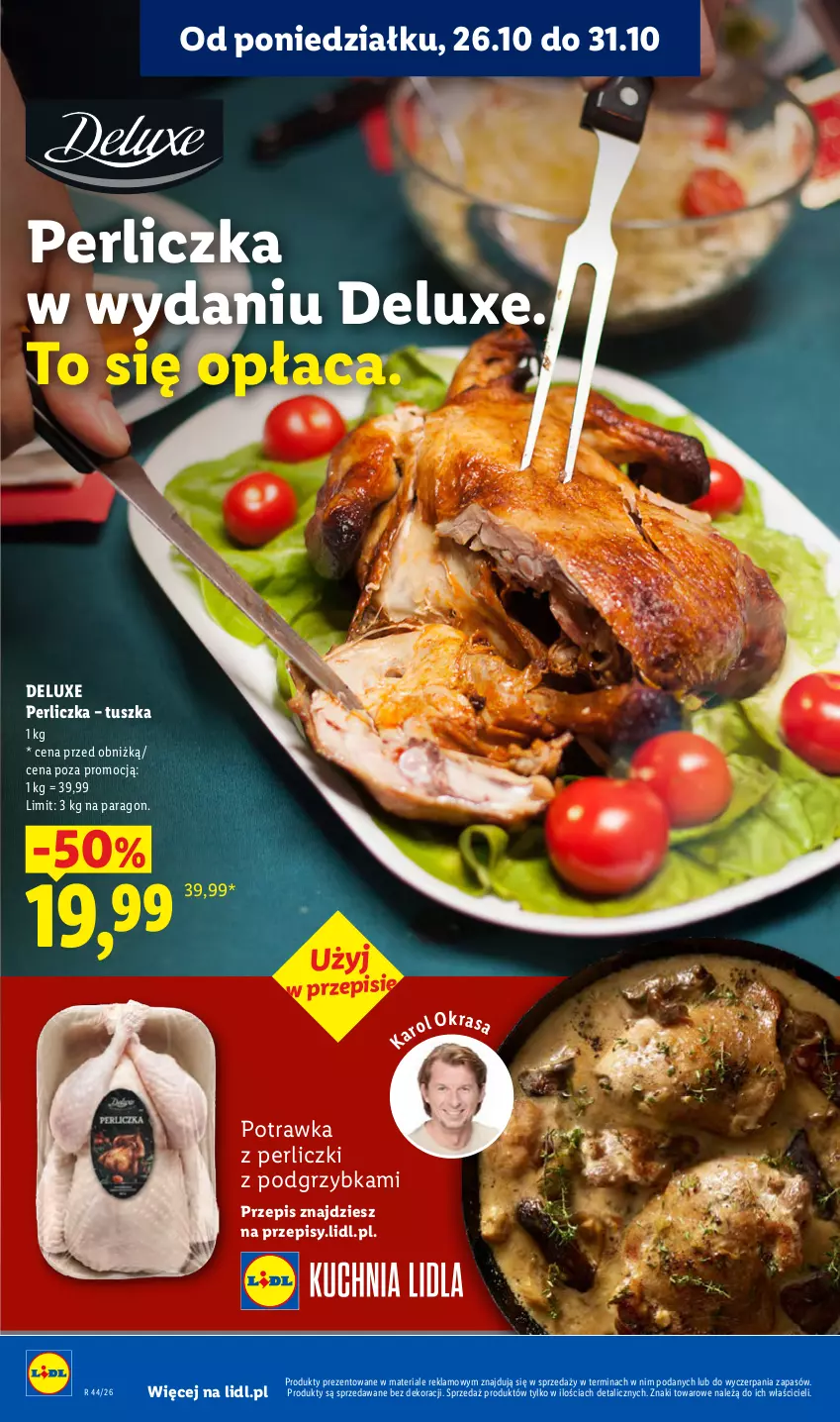 Gazetka promocyjna Lidl - Gazetka - ważna 26.10 do 28.10.2026 - strona 64 - produkty: Perliczka, Tusz