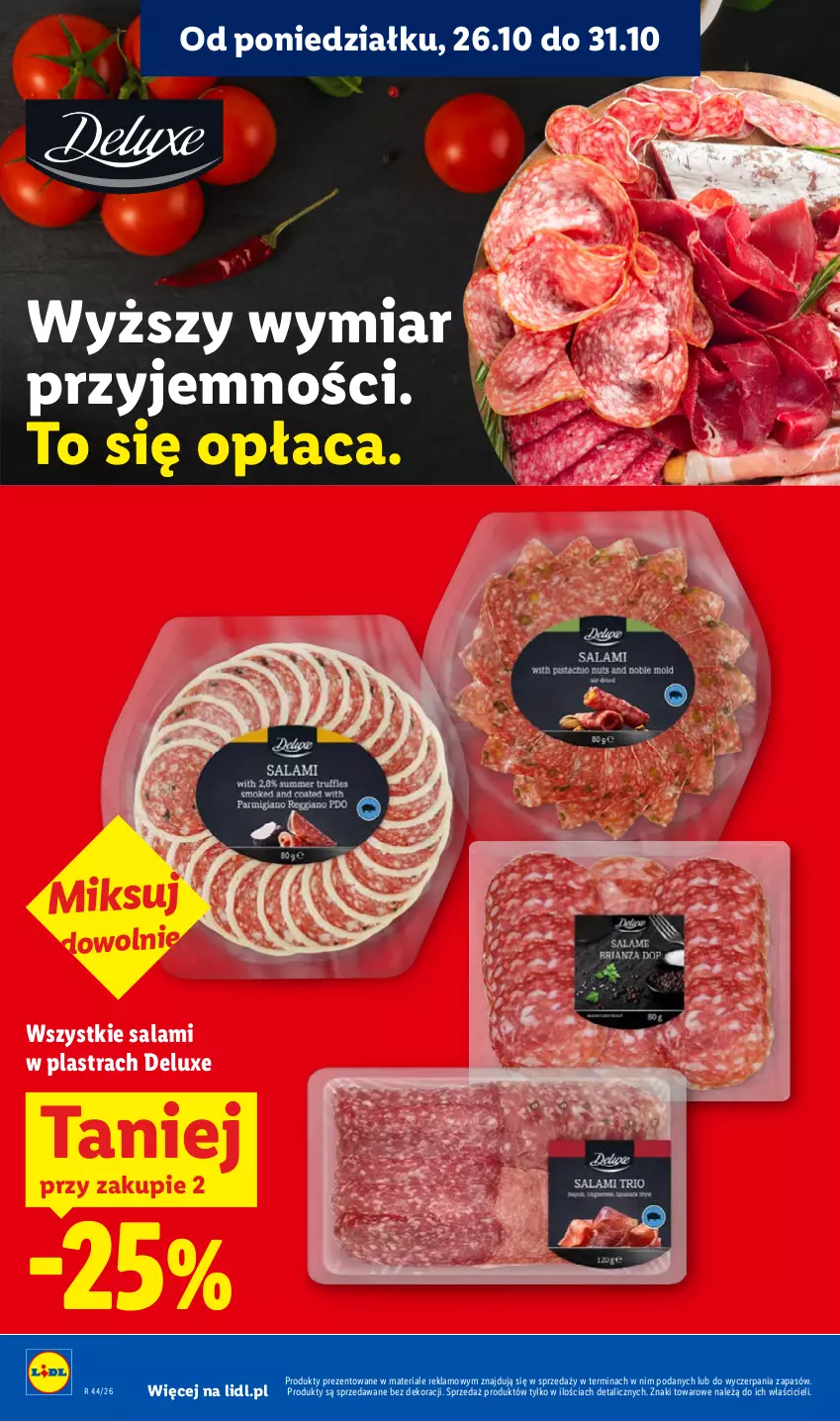 Gazetka promocyjna Lidl - Gazetka - ważna 26.10 do 28.10.2026 - strona 66 - produkty: Salami