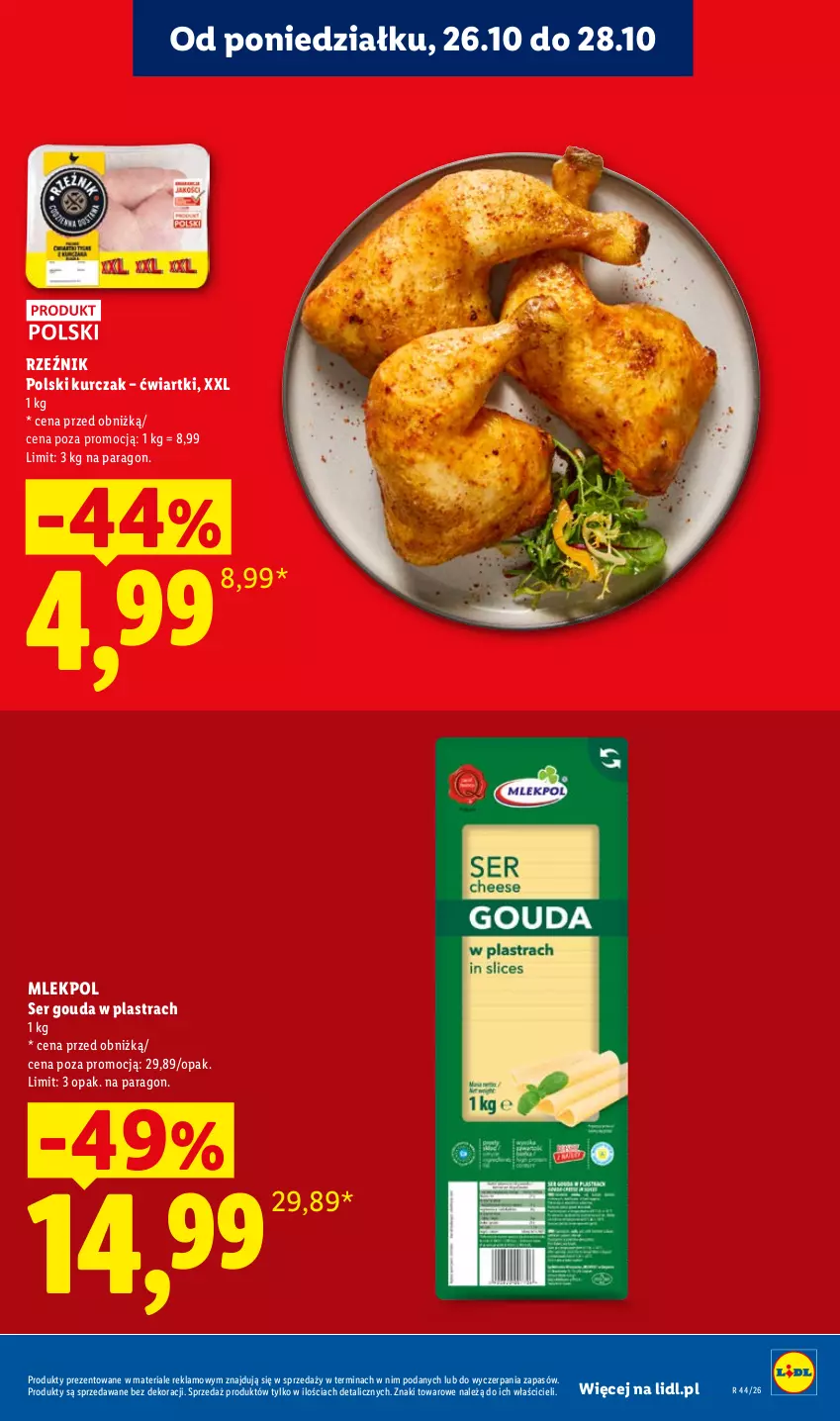 Gazetka promocyjna Lidl - Gazetka - ważna 26.10 do 28.10.2026 - strona 7 - produkty: Gouda, Kurczak, Ser