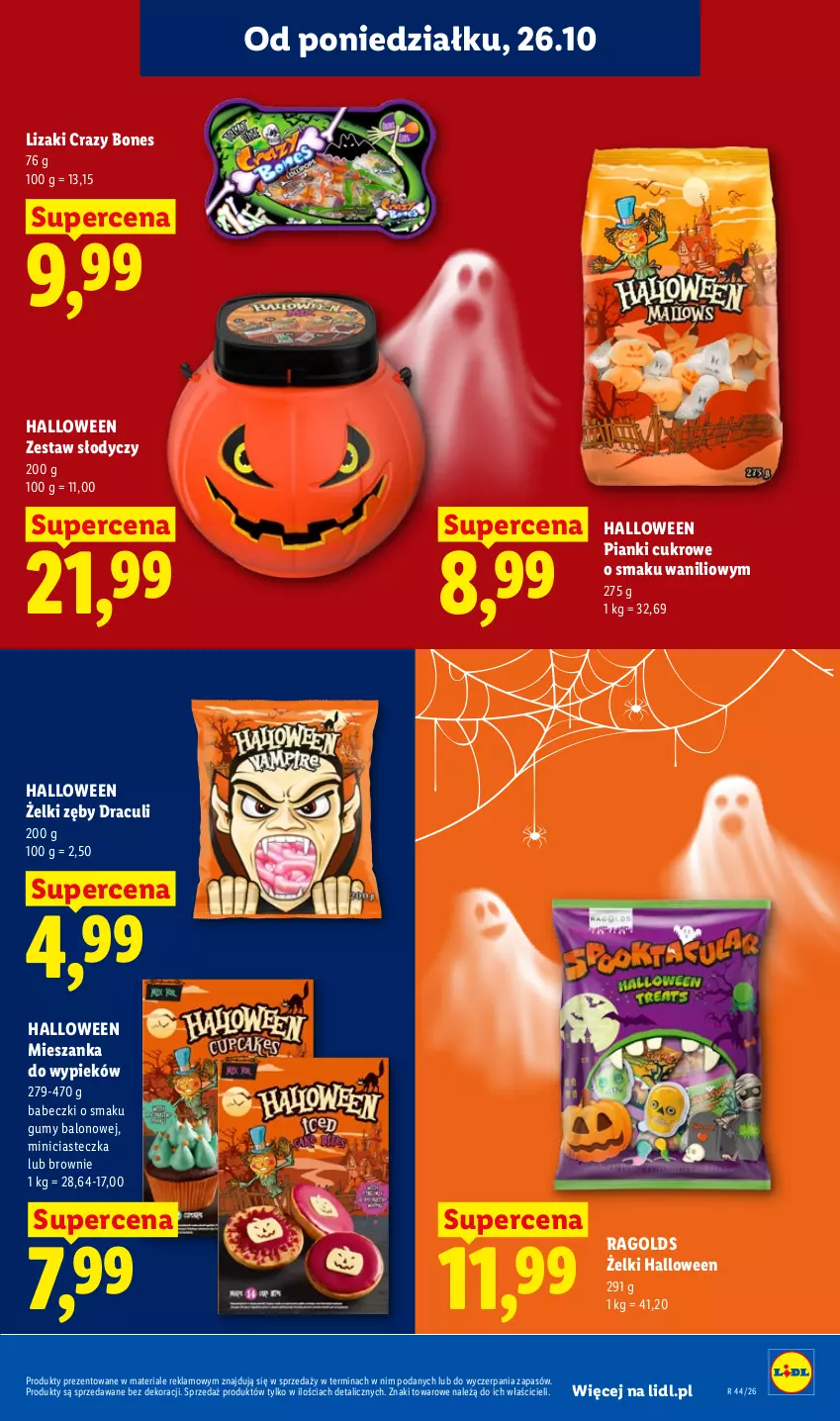 Gazetka promocyjna Lidl - Gazetka - ważna 26.10 do 28.10.2026 - strona 73 - produkty: Babeczki, Brownie, Lizaki