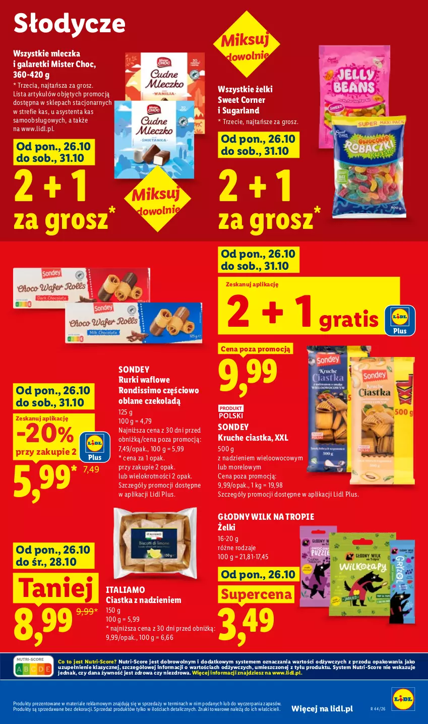 Gazetka promocyjna Lidl - Gazetka - ważna 26.10 do 28.10.2026 - strona 79 - produkty: Ciastka, Gala, Galaretki, Gra, Rurki