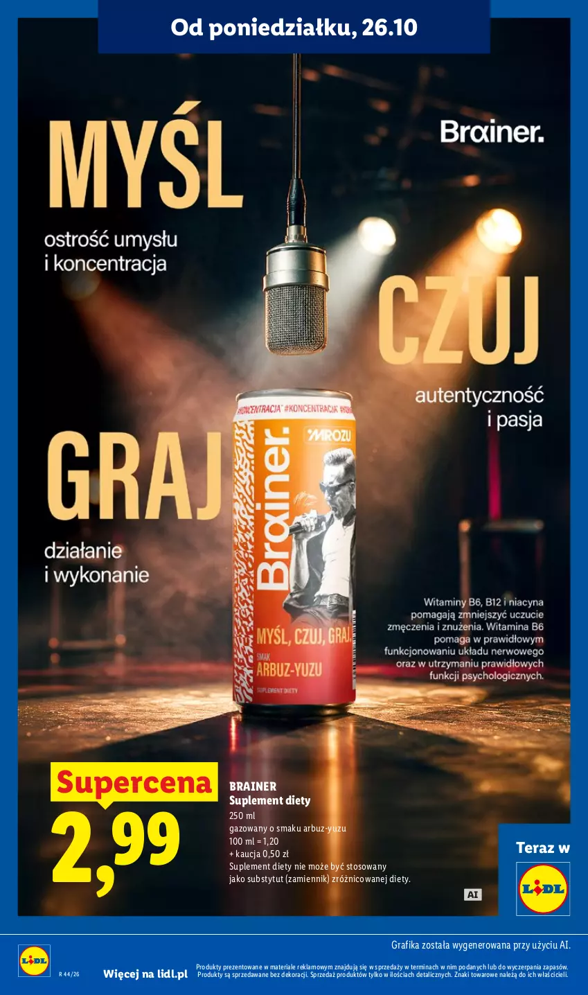 Gazetka promocyjna Lidl - Gazetka - ważna 26.10 do 28.10.2026 - strona 84 - produkty: Arbuz, Gra, Grafika, Suplement diety, Tera