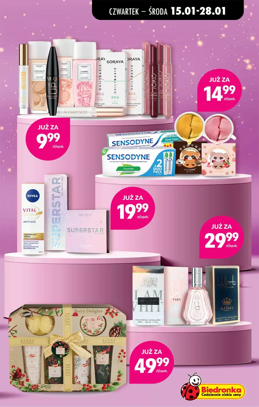 Gazetka promocyjna Biedronka - Gazetka - ważna 15.01 do 22.01.2026 - strona 23 - produkty: Fa, Gra, HP, Rum, Sensodyne, Ser, Serum