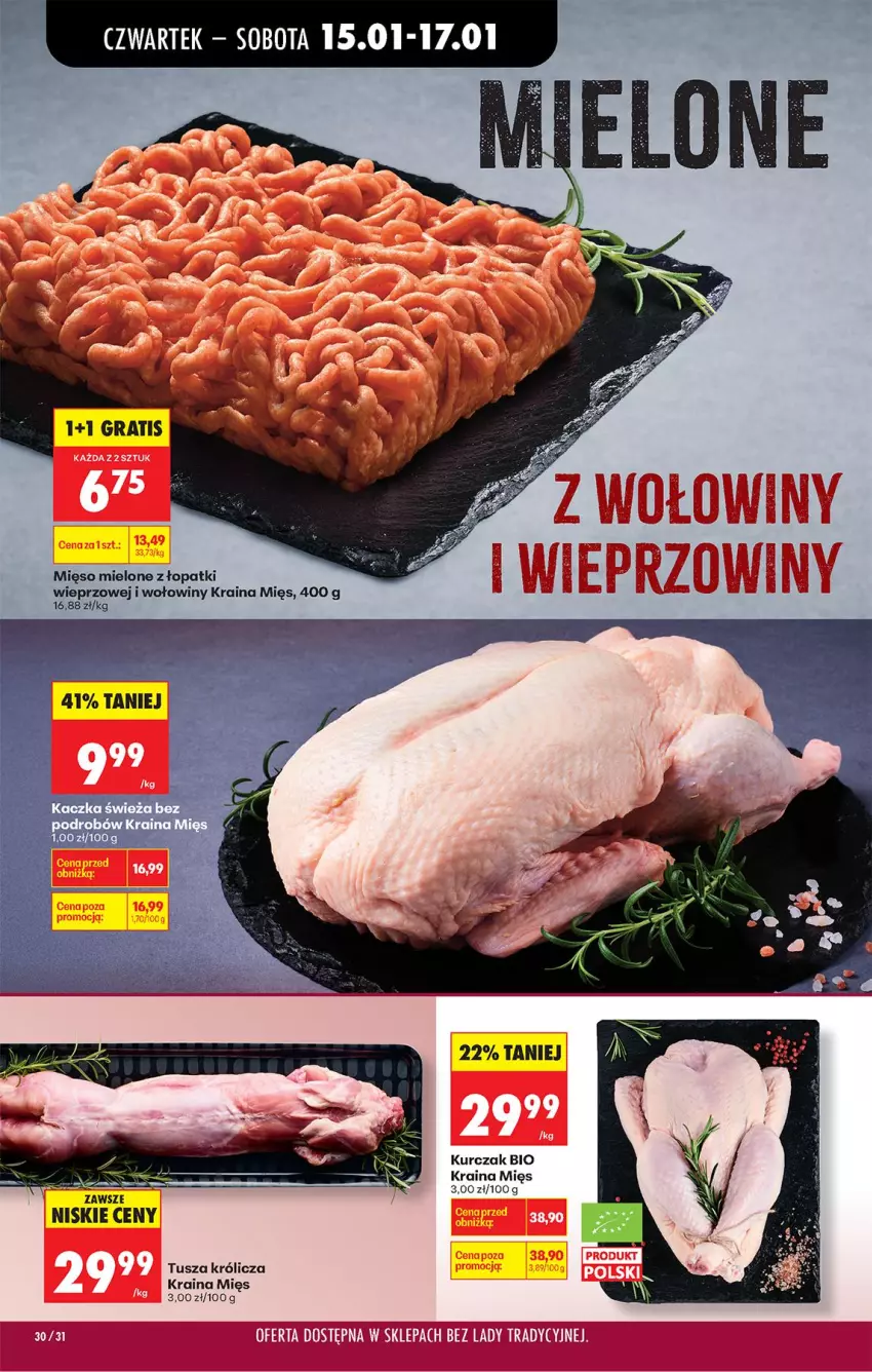 Gazetka promocyjna Biedronka - Gazetka - ważna 15.01 do 22.01.2026 - strona 36 - produkty: Gra, Kurczak, Mięso, Mięso mielone, Mięso mielone z łopatki wieprzowej, Tusz
