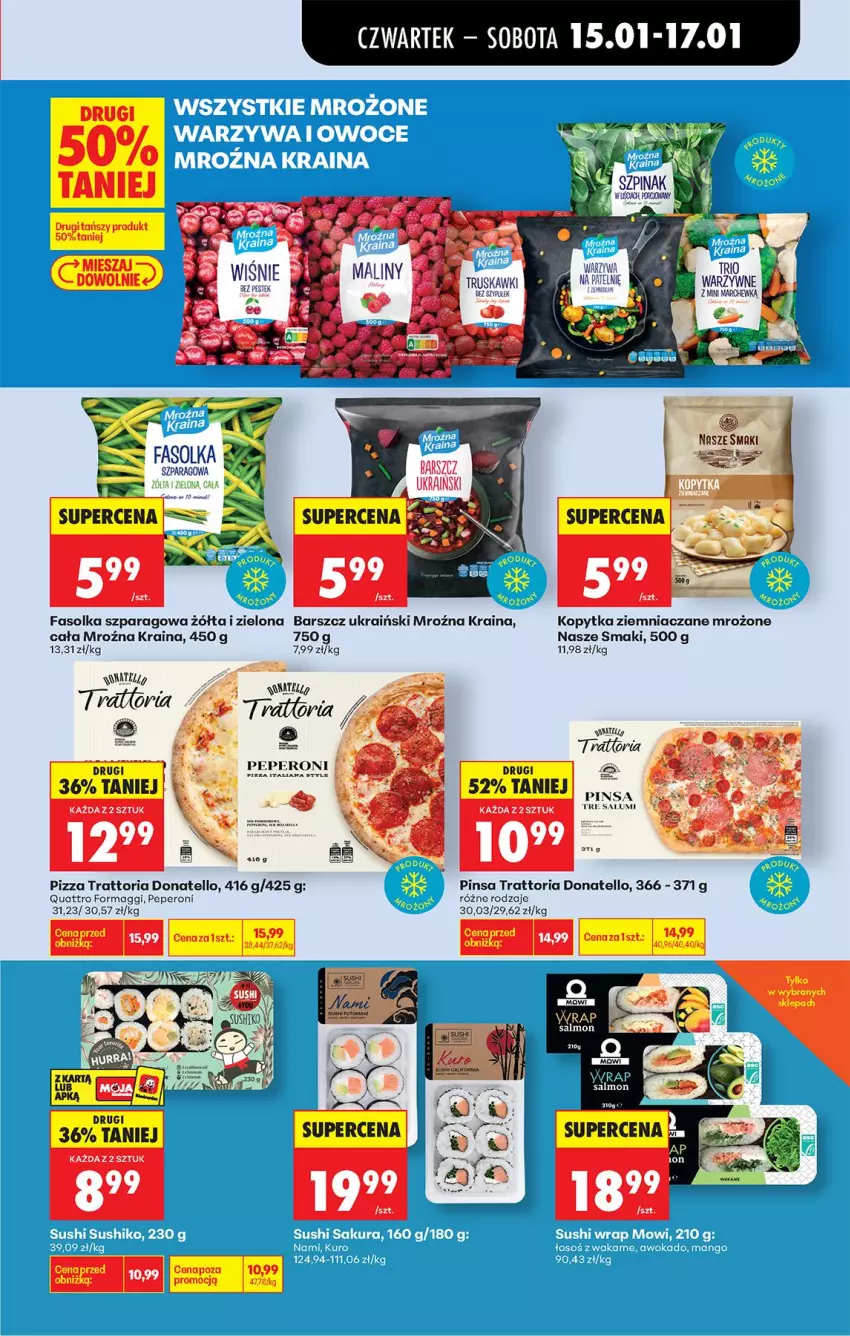 Gazetka promocyjna Biedronka - Gazetka - ważna 15.01 do 22.01.2026 - strona 53 - produkty: Fa, Kopytka, Maggi, Pizza, Por, Szpinak
