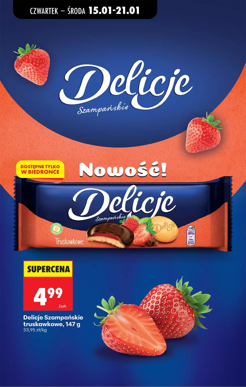 Gazetka promocyjna Biedronka - Gazetka - ważna 15.01 do 22.01.2026 - strona 58 - produkty: Delicje
