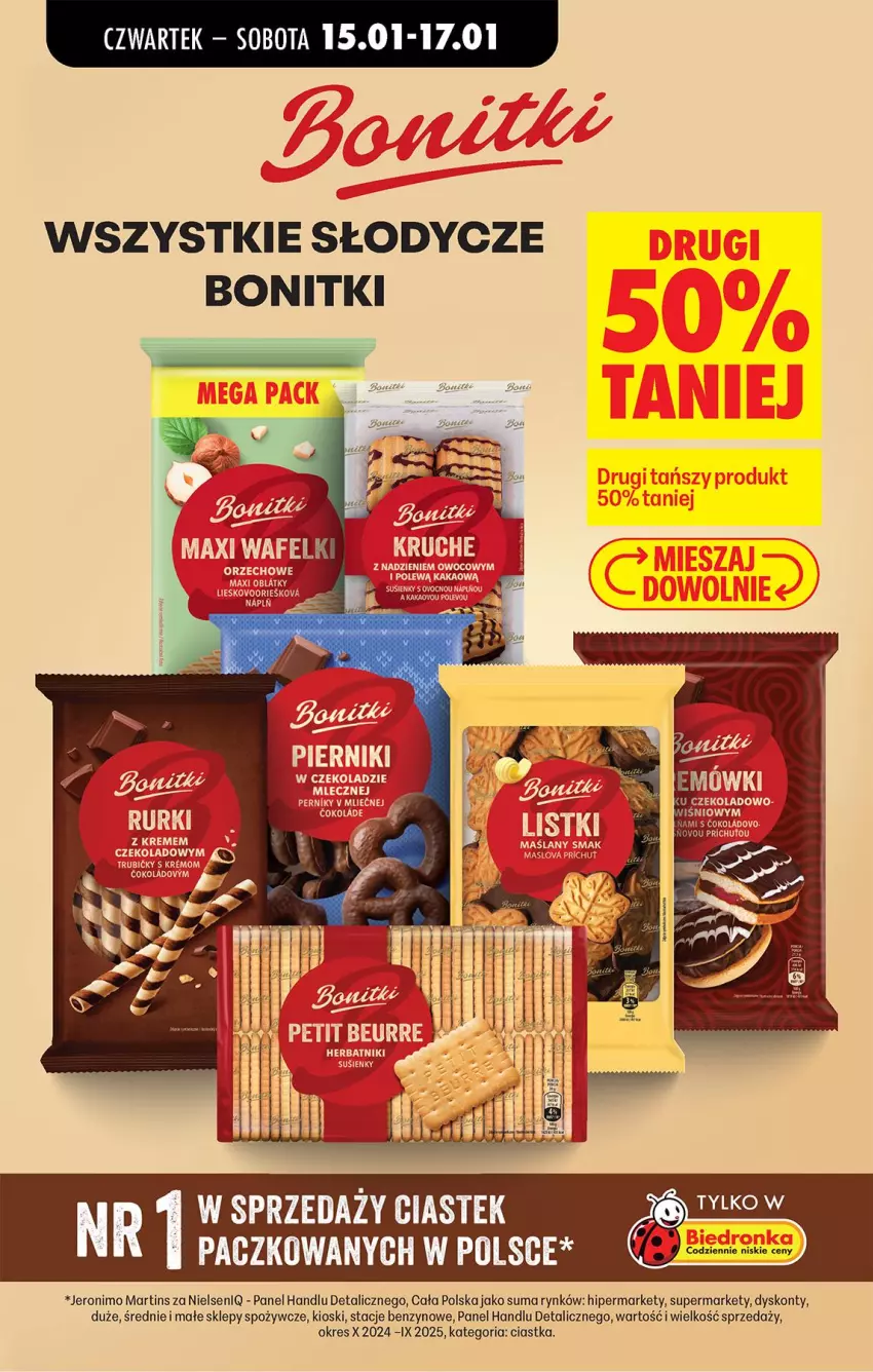 Gazetka promocyjna Biedronka - Gazetka - ważna 15.01 do 22.01.2026 - strona 59 - produkty: Bonitki, Ciastka, Fa, Stek